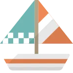 Yacht SVG Icon
